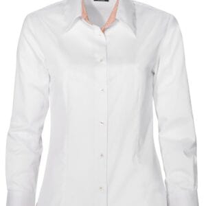 Ladies Shirt 00/85 Vit/Orange