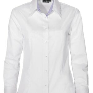 Ladies Shirt 00/87 Vit/Lila