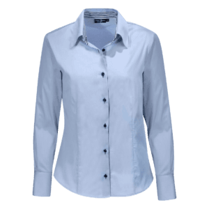Ladies Shirt 21/27Ljusblå/Mörkblå