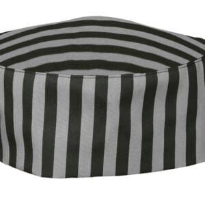 Kockmössa svart/grå randig med nät (Utgående modell)