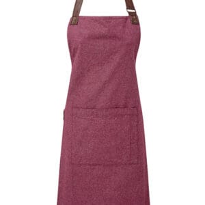 Annex Oxford Bib Apron Burgundy (3-Pack)