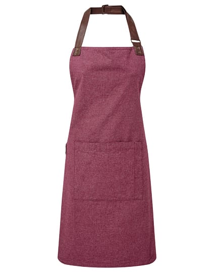 Annex Oxford Bib Apron Burgundy (3-Pack)