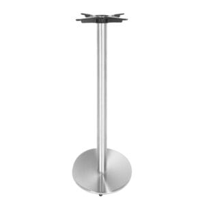 Flat Bar, Rund, rostfritt borstat