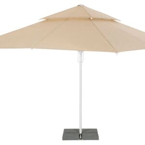 Parasoll 5x5m utan volang, II tak, telescopic
