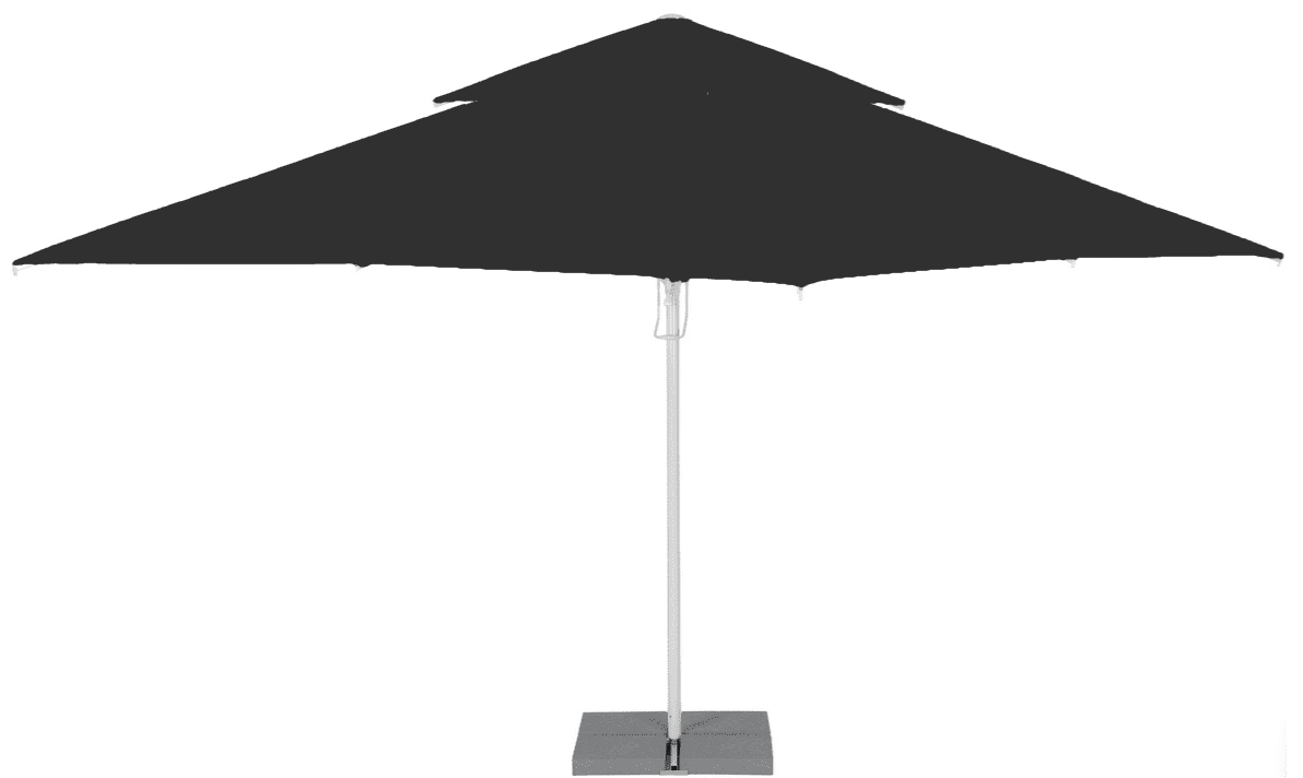 Parasoll 5x5m Strong II tak (Svart)
