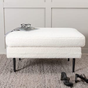 Boom Ottoman - white