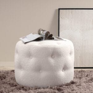 Benjamin Pouf - / Offwhite Teddy