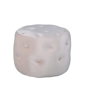 Benjamin Pouf -  / Beige Velvet