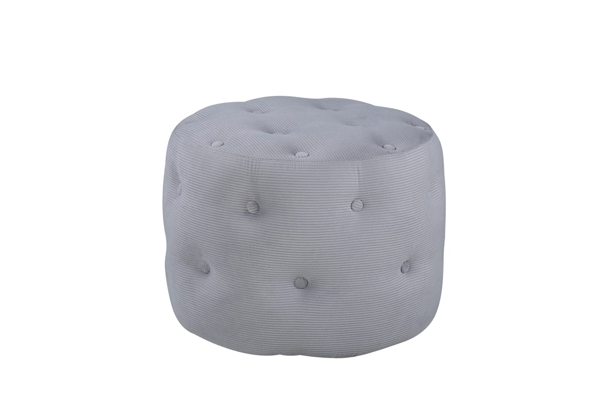 Benjamin Pouf - / Grey Corduroy