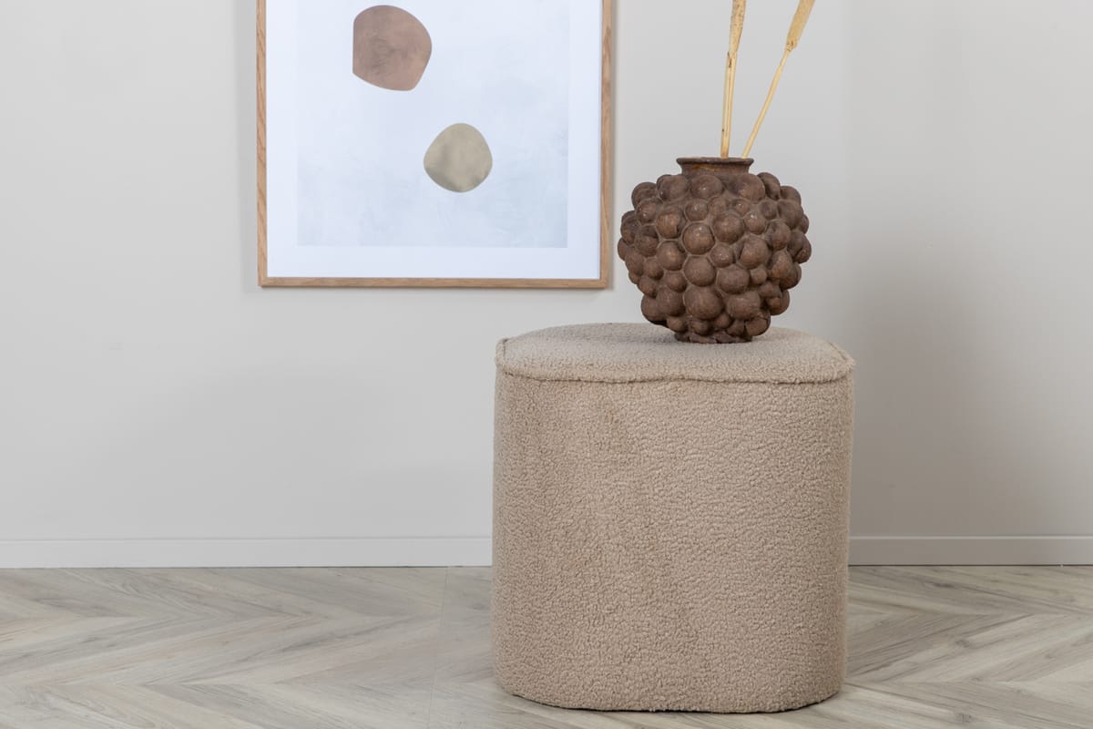 Piff Pouf - / Beige Teddy