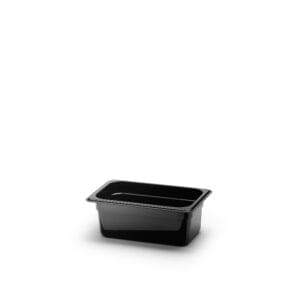 Polycarbonat kantin, Svart. (36-pack)