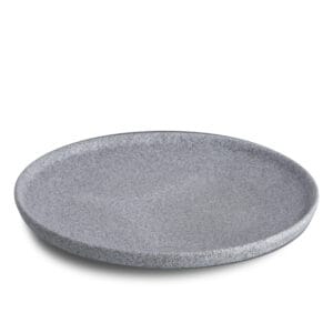 Tallrik flat D26cm. Grå