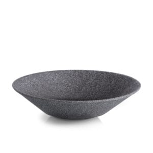 Pasta / sallads skål 27 cm. Grå/Svart