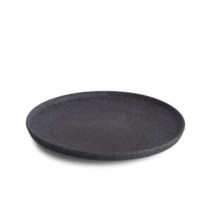Tallrik flat D20cm. Grå/Svart