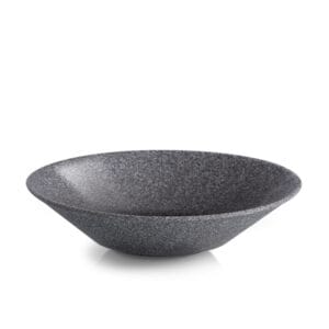 Pasta / sallads skål 27 cm. Grå/Svart