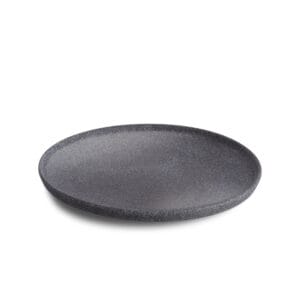 Tallrik flat D20cm. Grå/Svart