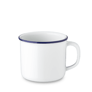 Retro Blå kant Mugg 35cl