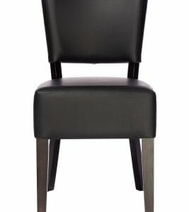 Stol Madonna M Lyx wenge svart konstläder