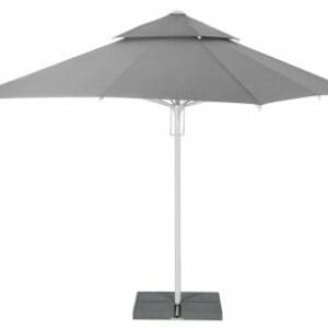 Parasoll 4x4m Telescopic II tak (Svart)