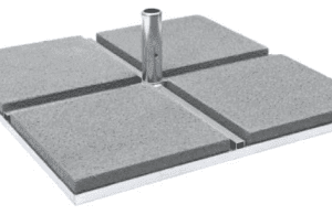 Parasollfot för 5x5