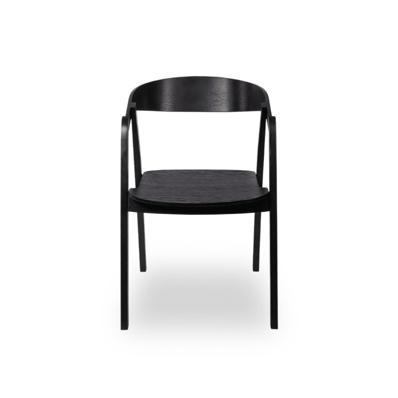 FUTURA RESTAURANGSTOL I SVART TRÄ