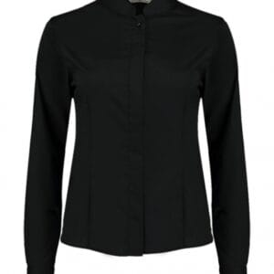 Women's Tailored Fit Mandarin Collar Shirt