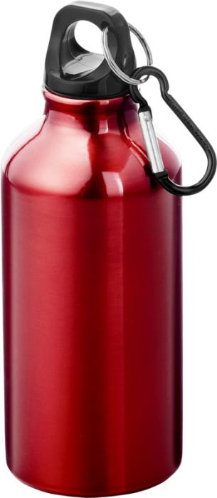 Oregon vattenflaska av RCS-certifierad återvunnen aluminium med karbinhake, 400 ml