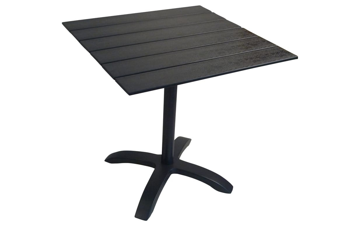 Cafebord 70x70x74 Svart