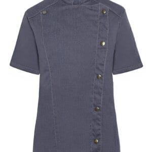 Kortärmad kockjacka Jeans-stil