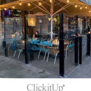 Glasräcke ifrån ClickitUp®
