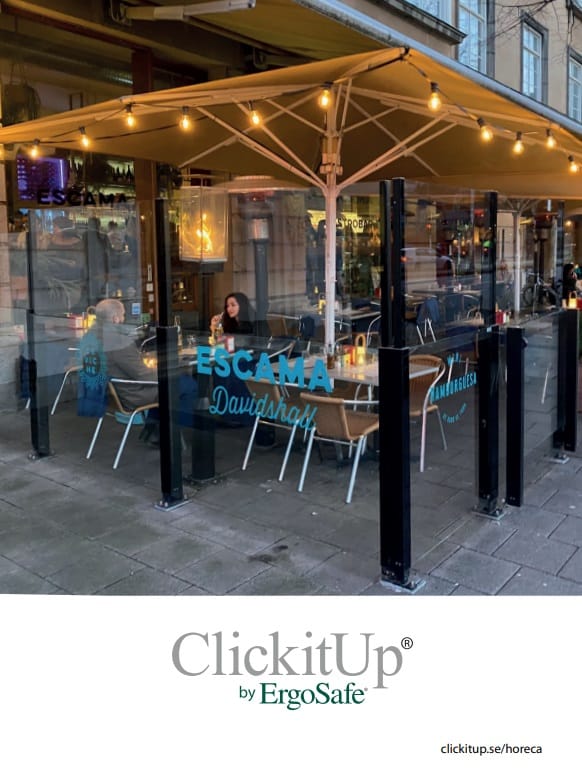 Glasräcke ifrån ClickitUp®