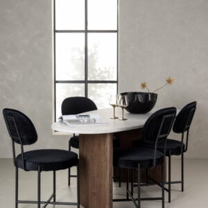 Matgrupp Grönvik med stolarna Stella