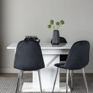 Matgrupp Pluto med stolarna Polar