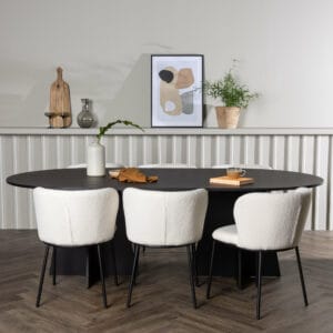 Matgrupp Bootcut med stolarna Edina