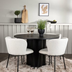 Matgrupp Olivia med stolarna Edina