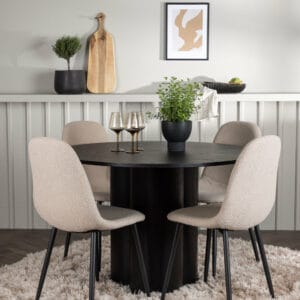 Matgrupp Olivia med stolarna Polar