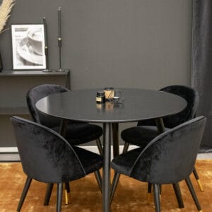 Matgrupp Plaza med stolarna Velvet