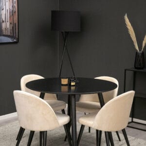 Matgrupp Plaza med stolarna Velvet