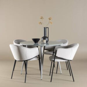 Plaza Matbord med Evelina Matstol