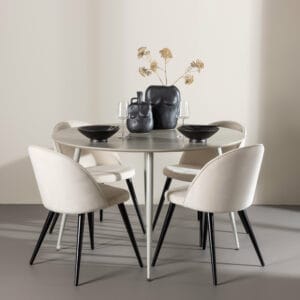 Plaza Matbord med Velvet Matstol