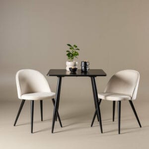 Polar Matbord med Velvet Matstol