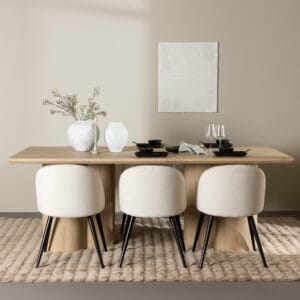 Olivia Matbord med Velvet Matstol