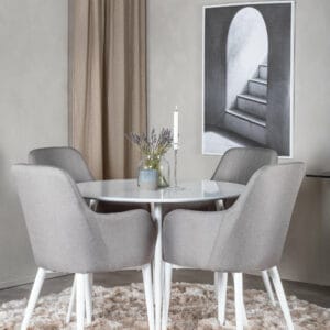 Matgrupp Plaza med stolarna Comfort