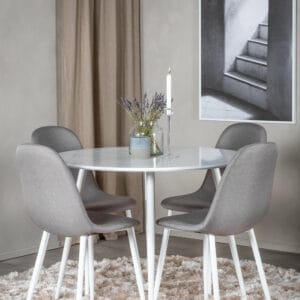 Matgrupp Plaza med stolarna Polar