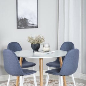 Matgrupp Plaza med stolarna Polar
