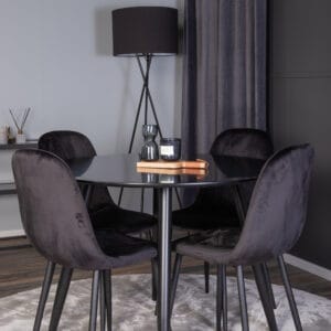 Matgrupp Plaza med stolarna Polar