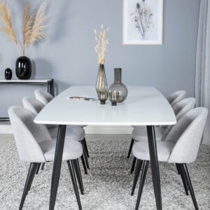 Matgrupp Polar med stolarna Velvet
