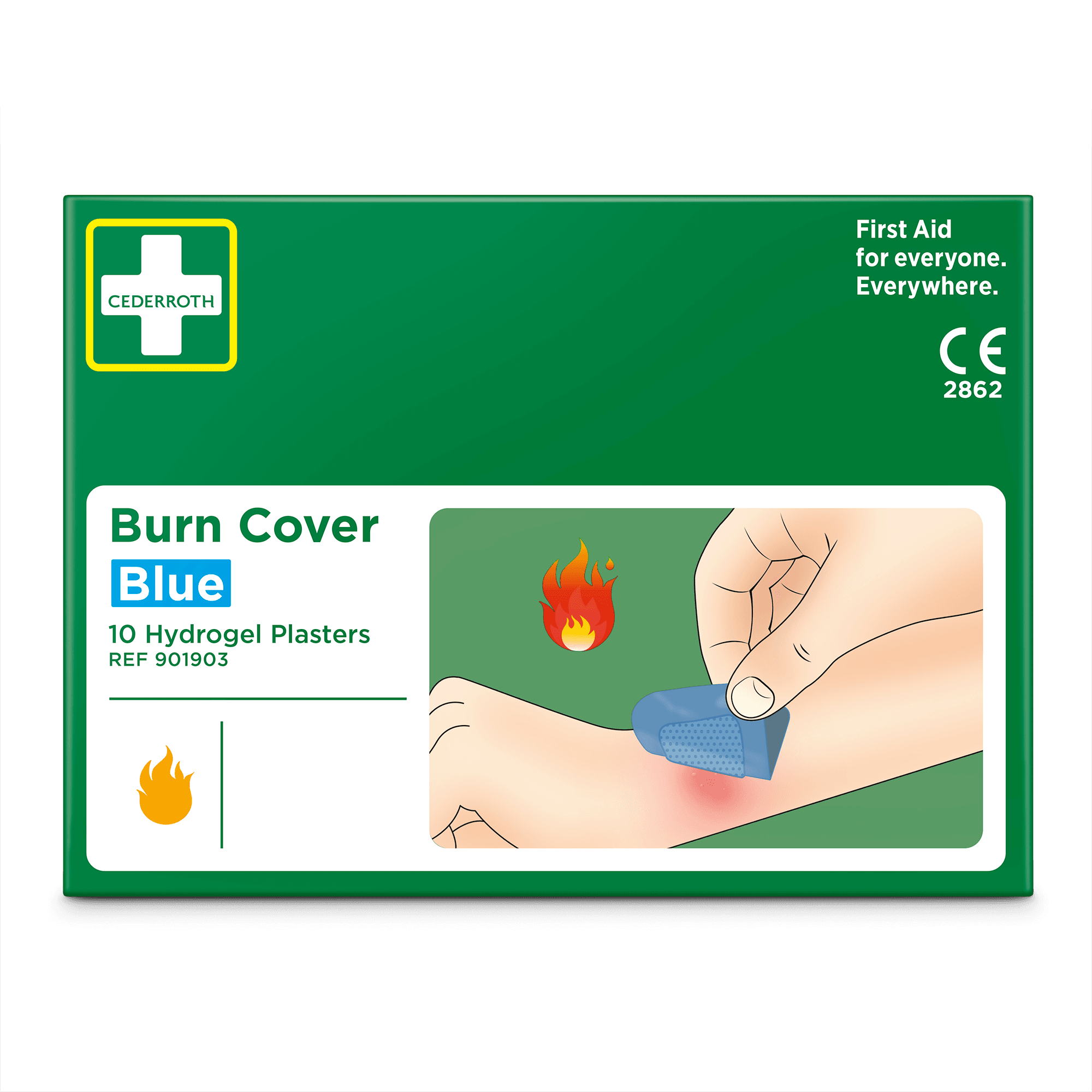 Burn Cover Hydrogel Plasters