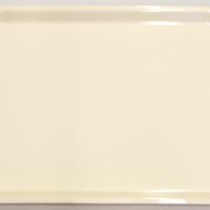Bricka plast, benvit. 25 st