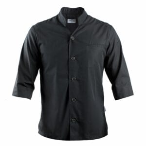Serveringsjacka svart herr 3/4